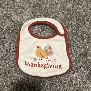 ‘My first Thanksgiving’ baby bib